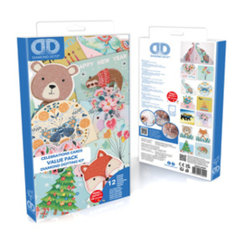 Diamond Dotz Greeting Cards Variety Value Pack 12 Cards - Needleart World    nw-ddg-040p