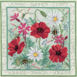 Borduurpakket Four Seasons - Summer - Derwentwater Designs    bt-dwfs02