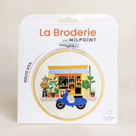 Vrij borduren pakket Dolce Vita - Milpoint     mil-e1-004k