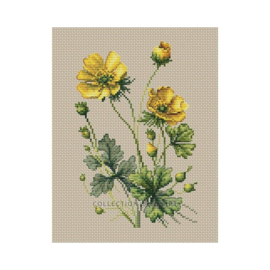 Borduurpakket Buttercups - Collection d'Art     cda-bc8110