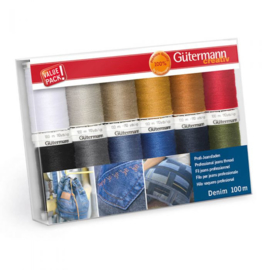 Set van 12 stuks Gutermann Naaigarenset DEMIN  / 731143