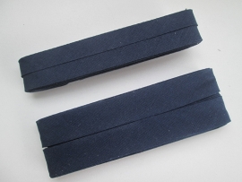 Dox Biaisband 12 mm en 20 mm.  Donker Blauw kleurnr. 211
