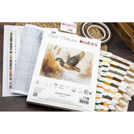 Borduurpakket Golden Flight - Luca-S     ls-b730