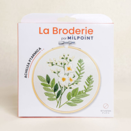 Vrij borduren pakket Achillea Ptarmica - Milpoint     mil-e1-018k