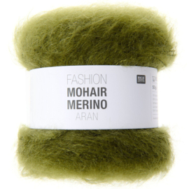 Fashion Mohair Merino Aran - 500g - 145m - 008 - Olijf
