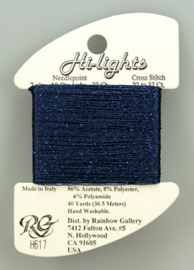 Hi-Lights Midnight Blue - Rainbow Gallery     rg-h617
