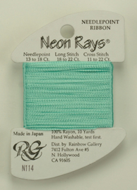 Neon Rays Lite Sea Foam - Rainbow Gallery     rg-n114