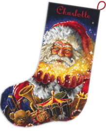 Borduurpakket Christmas Miracle Stocking - Leti Stitch   leti-l8050