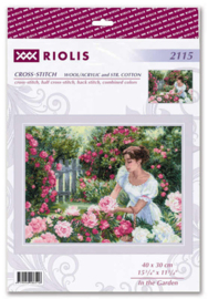 Borduurpakket In the Garden - RIOLIS   ri-2115