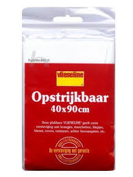 Plakbaar / Plakbare vlieseline 40x90 cm wit  231010