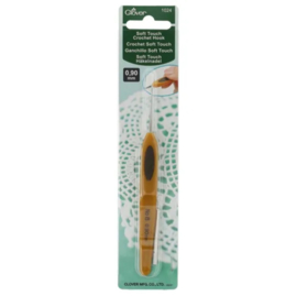 Clover Softgrip Touch haaknaald staal 0.90mm / CL 1024