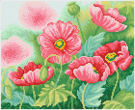 Diamond Dotz Watercolour Poppies - Needleart World  nw-dq08-024