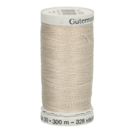 Gutermann naaigaren cotton 30 / 300 meter  1328 / grijs creme