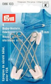 Prym Baby veiligheidsspelden,  edelstaal  086 103