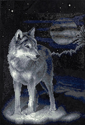 Diamond Painting Wolf - Freyja Crystal    fc-alvr-026-001