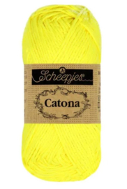 Scheepjes Catona Neon Yellow 50 gram /  601 geel