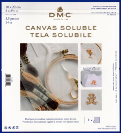 DMC Soluble canvas / 20 x 22 cm