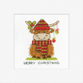 Borduurpakket Highland Card - Tartan - Heritage Crafts      hc-1831a