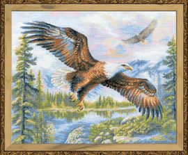 Borduurpakket Free Fall - RIOLIS    ri-1471