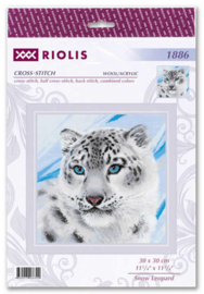 Borduurpakket Snow Leopard - RIOLIS    ri-1886