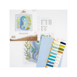 Borduurpakket Baby Sea Horse - Aine     aine-a1038