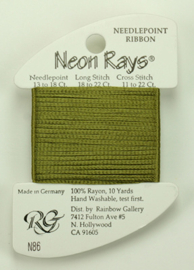 Neon Rays Avocado - Rainbow Gallery    rg-n086