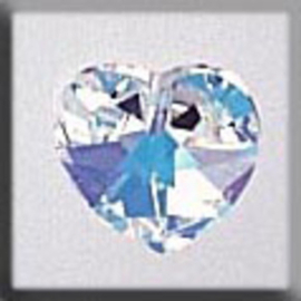 Crystal Treasures Small Heart-Crystal AB - Mill Hill   mh-13036