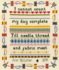 Borduurpakket Stitching Sampler - Bothy Threads    bt-xbd06