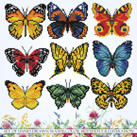 Simply Dotz Butterfly Showcase - Needleart World   nw-sd06-404