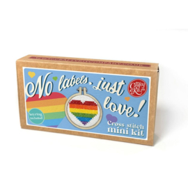 Borduurpakket Matchbox No Labels, Just Love! - ckc-mb-055
