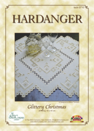 Hardangerpatroon Glittery Christmas - The Stitch Company     tsc-mt0710