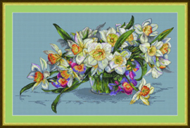 Borduurpakket Daffodils - Merejka    mer-k014