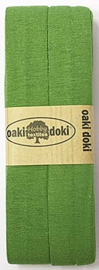 Oaki Doki Tricot de Luxe  / Jersey Biaisband / Licht Groen 447