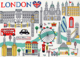 Borduurpakket Cities - Love London - Bothy Threads    bt-xls06