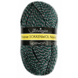 Markoma Noore Sokkenwol Superwash 6853 / Groen Grijs