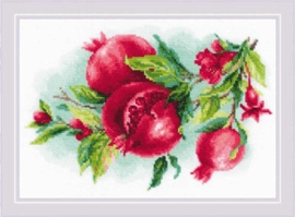 Borduurpakket Juicy Pomegranate - RIOLIS    ri-2175