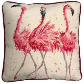 Kussenborduurpakket Hannah Dale Tapestries - Pink Ladies - Bothy Threads    bt-thd24