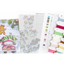 Borduurpakket Sweetmas Ornaments - Leti Stitch     leti-l9969