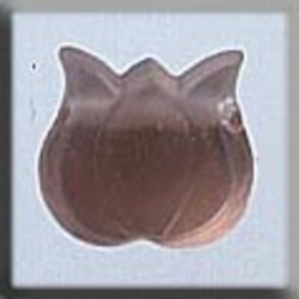 Glass Treasures Medium Tulip-Matte Rosaline - Mill Hill    mh-12028