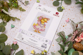 Borduurpakket The Flirty Duckling - Luca-S    ls-b1415