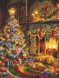 Borduurpakket Christmas Eve - Leti Stitch     leti-l8106