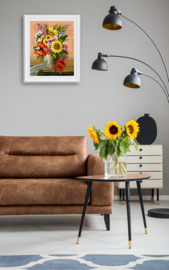 Schilderen op nummer Contrast - Collection d'Art  cda-pbn-b128