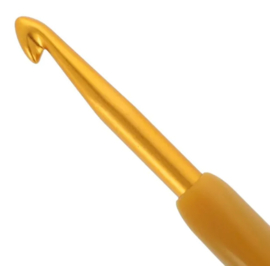 Clover Softgrip Touch haaknaaldset van 13 stuks goud - 2.00mm t/m 6.00mm