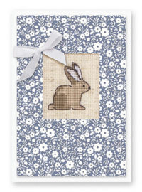 Borduurpakket Postcard Bunny - Luca-S    ls-sp065