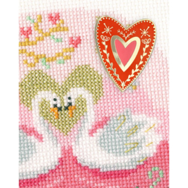 Needle Minder Bothy Designs - Scandi Heart - Bothy Threads - bt-xa84