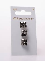 Knopen Elegant - Zilver / 628