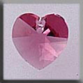 Crystal Treasures Small Heart-Rose - Mill Hill mh-13040