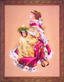 Borduurpatroon Royal Holiday A Christmas Queen  md-078