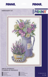 Borduurpakket Flowers of Provence - PANNA    pan-7125-c