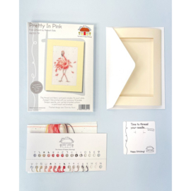 Borduurpakket Hannah Dale - Pretty In Pink - Bothy Threads    bt-xgc55-tp